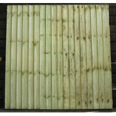 Closeboard Fence Panels 6' (w) x 6' (h) - Green Treated